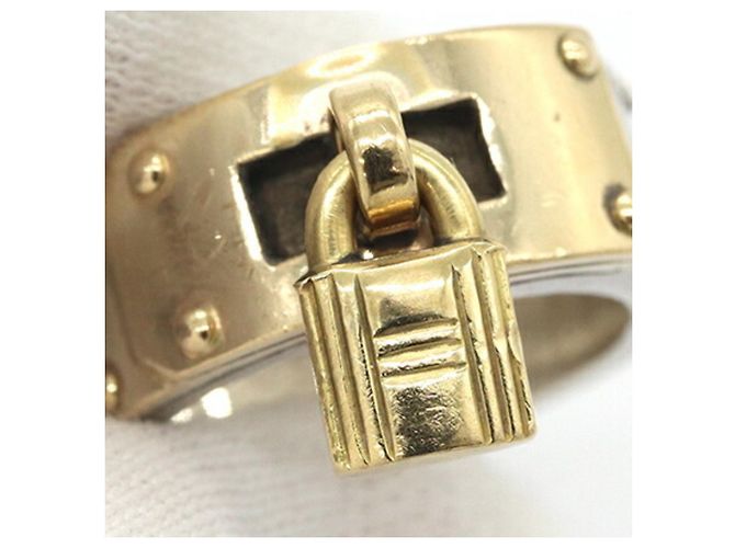 Anello Kelly Hermès in argento sterling e oro giallo - vista 7