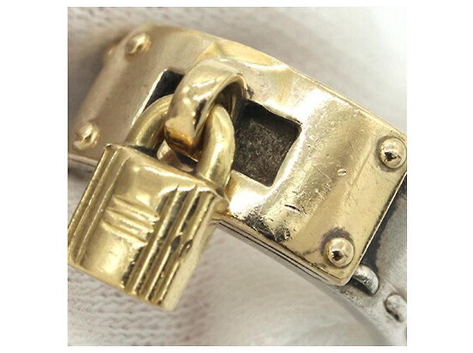 Anello Kelly Hermès in argento sterling e oro giallo - vista 8