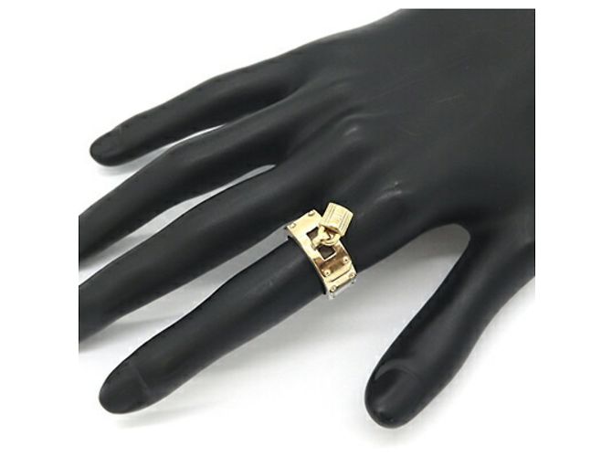 Anello Kelly Hermès in argento sterling e oro giallo - vista 9