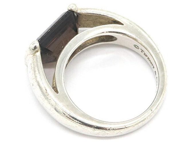 Tiffany & Co. Sterling Silber Ring mit Rauchquarz - Ansicht 3