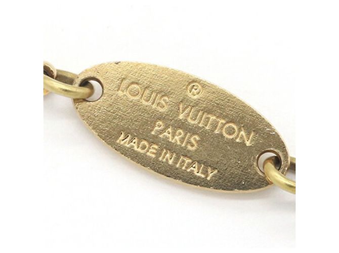 Collana in metallo dorato Louis Vuitton D'oro - vista 4
