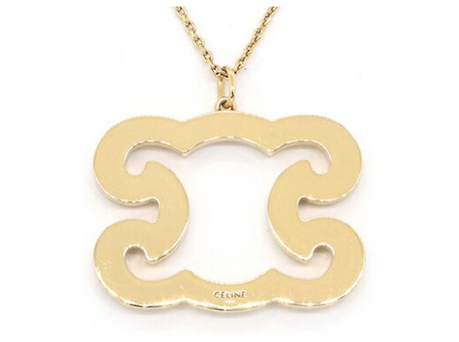 Céline Collar Celine Triomphe Sparkle Dorado - vista 2