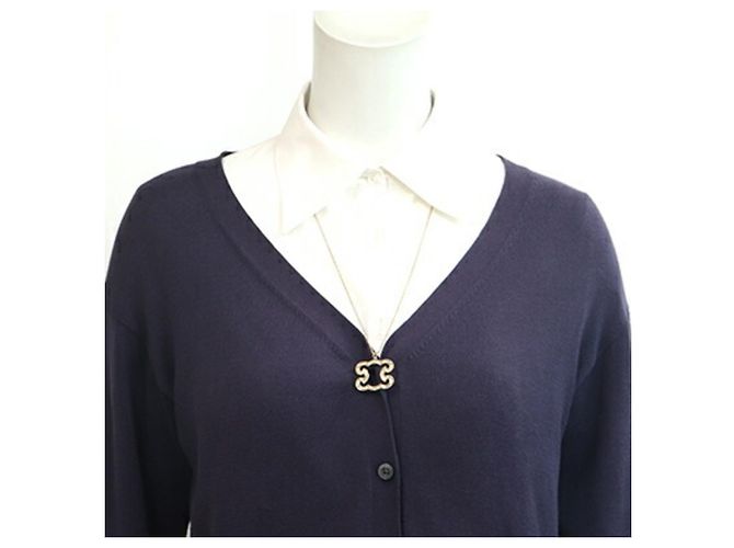 Céline Collar Celine Triomphe Sparkle Dorado - vista 7