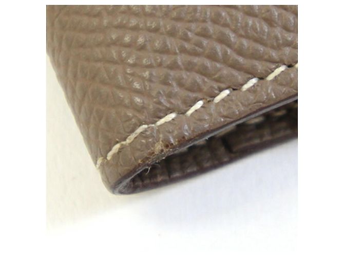 Hermès Bearn Dupli Tri-fold Long Wallet Taupe - Ansicht 3