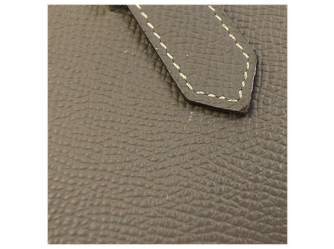 Hermès Bearn Dupli Tri-fold Long Wallet Taupe - Ansicht 7