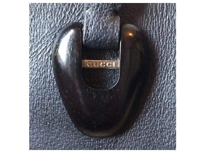 Borsa Tote Gucci in pelle nera Nero - vista 12