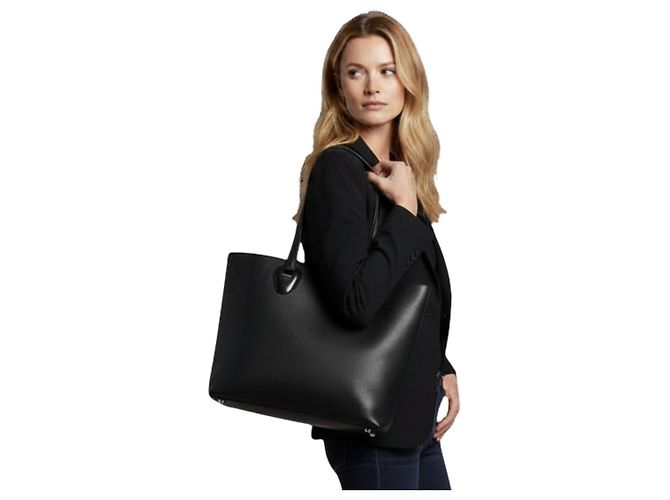 Borsa Tote Gucci in pelle nera Nero - vista 2
