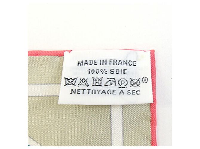 Hermès Sciarpa Hermes Muffler Carre 42 Le Sacre de l’Hiver Marrone Rosa Multicolore - vista 3