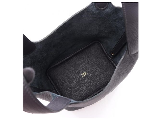 Hermès Borsa Hermes Picotin Lock PM Caban Blu navy - vista 3