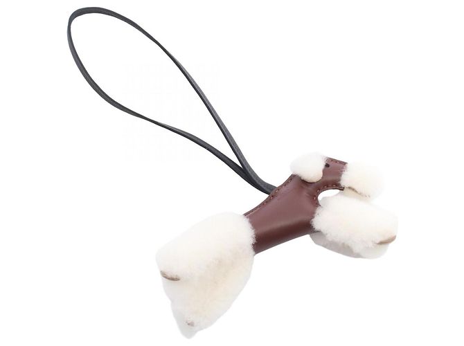 Hermès Buddy Charm Rouge Sellier Accessoire Braun Schwarz - Ansicht 2