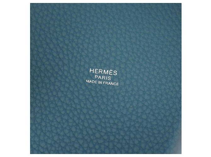 Hermès Borsa Hermes Picotin Lock PM New Blue Jean - vista 4