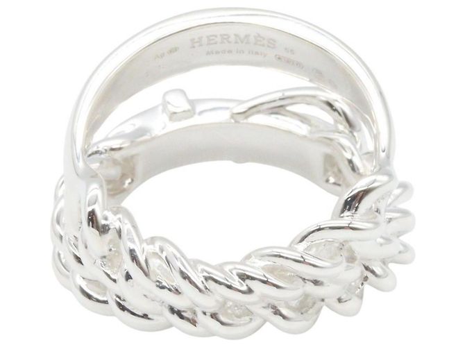 Hermès Hermes HERMES Boucles Sellier Inflexible Ring Silber - Ansicht 3