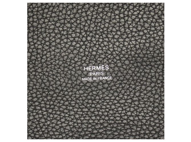 Hermès Borsa Tote Hermes Pure Sangle Marrone Nero Cachi - vista 4