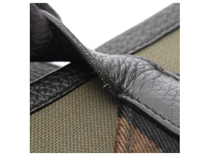 Hermès Borsa Tote Hermes Pure Sangle Marrone Nero Cachi - vista 8