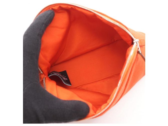 Hermès Bolso de mano mini pouch Bolide Hermes Naranja - vista 3