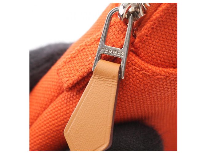 Hermès Bolso de mano mini pouch Bolide Hermes Naranja - vista 7