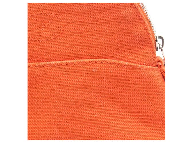 Hermès Borsa a mano mini Hermes Bolide Pouch 15 Marrone Arancione - vista 10