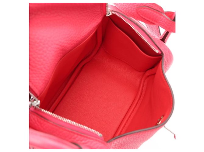 Hermès Hermes Lindy Mini Schultertasche Pink - Ansicht 3