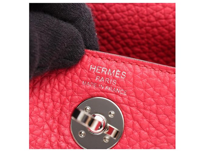 Hermès Hermes Lindy Mini Schultertasche Pink - Ansicht 4
