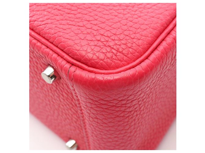 Hermès Hermes Lindy Mini Schultertasche Pink - Ansicht 7