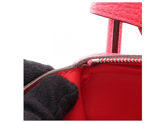 Hermès Hermes Lindy Mini Schultertasche Pink - Ansicht 8