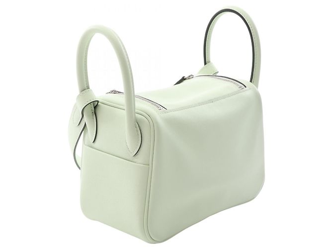 Hermès Hermes Lindy Mini Schultertasche Grün - Ansicht 2