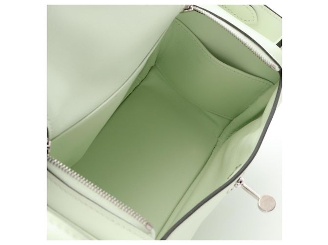 Hermès Hermes Lindy Mini Schultertasche Grün - Ansicht 3