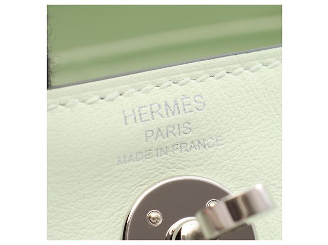 Hermès Hermes Lindy Mini Schultertasche Grün - Ansicht 4
