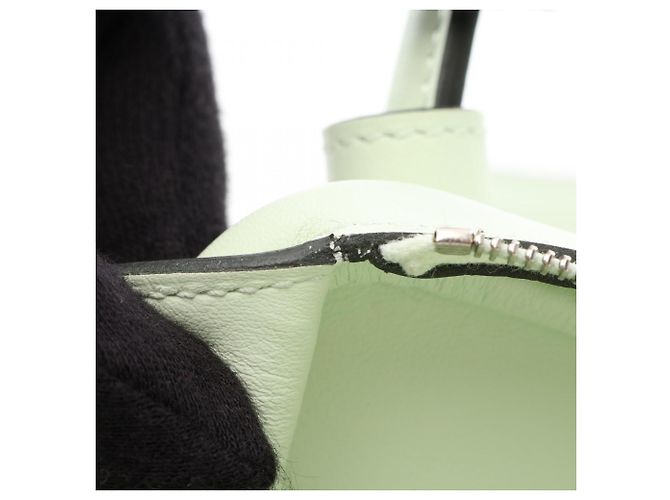 Hermès Hermes Lindy Mini Schultertasche Grün - Ansicht 6