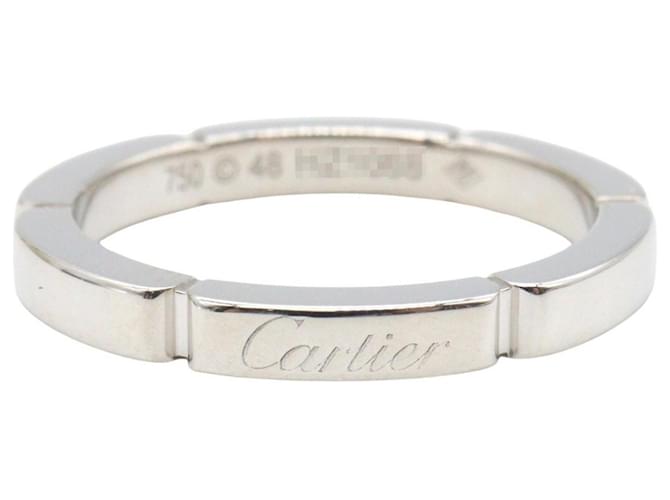 Anillo Maillon Panthère Cartier Plata - vista 2