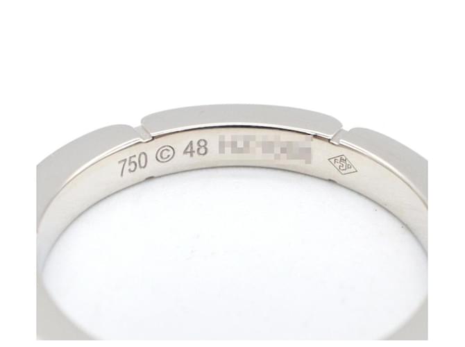 Anillo Maillon Panthère Cartier Plata - vista 4