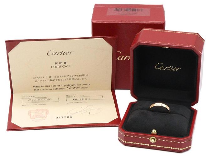 Anello Mini Love in oro rosa 18K Cartier D'oro - vista 6