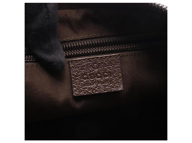 Borsa a Spalla Gucci GG Canvas Marrone Beige - vista 4