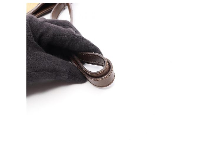 Borsa Tote Gucci GG Canvas Marrone Beige - vista 9