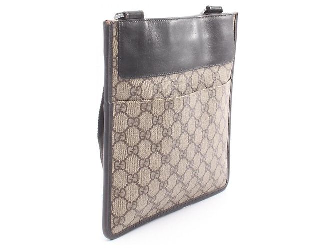 Borsa a Spalla/Borsa a Mano Gucci GG Supreme Marrone Beige - vista 2