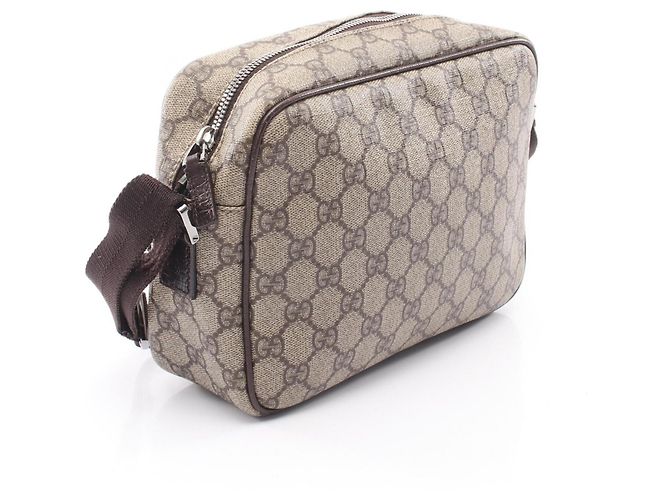 Borsa a tracolla Gucci GG Supreme Marrone Beige - vista 2