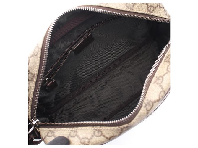 Borsa a tracolla Gucci GG Supreme Marrone Beige - vista 3