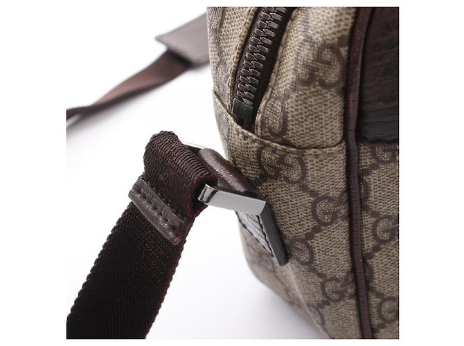 Borsa a tracolla Gucci GG Supreme Marrone Beige - vista 8