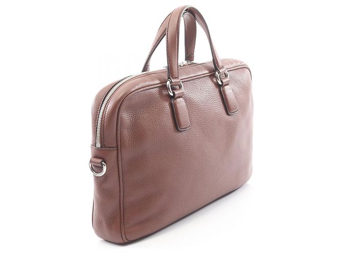 Valigetta 2 vie Gucci Interlocking G Marrone - vista 2