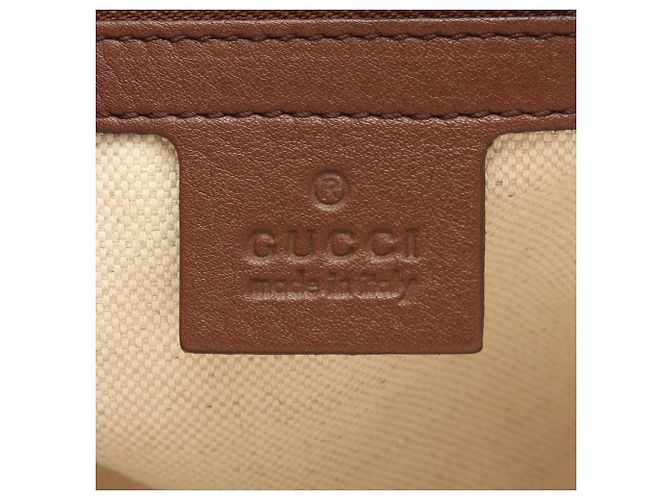 Valigetta 2 vie Gucci Interlocking G Marrone - vista 4