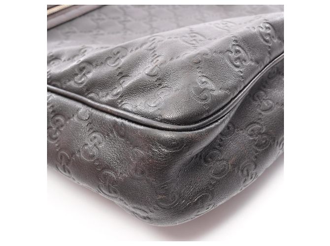 Borsa a tracolla in pelle marrone Gucci Guccissima - vista 12