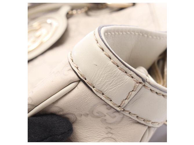 Borsa Tote Gucci Sukey Guccissima Beige - vista 12