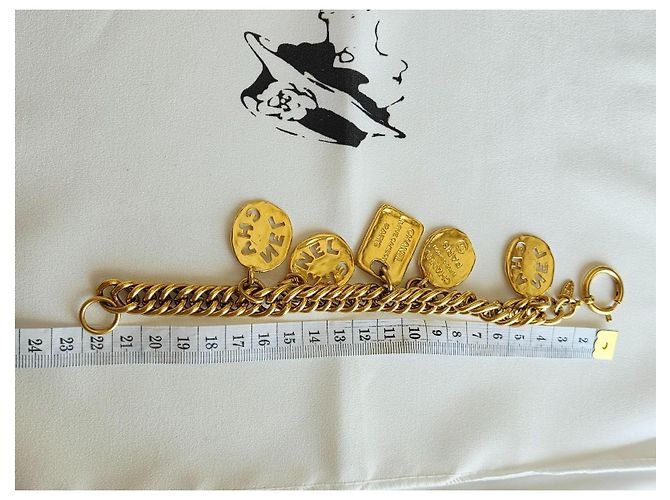 Bracciale a catena Chanel 31 Rue Cambon con medaglioni D'oro - vista 13