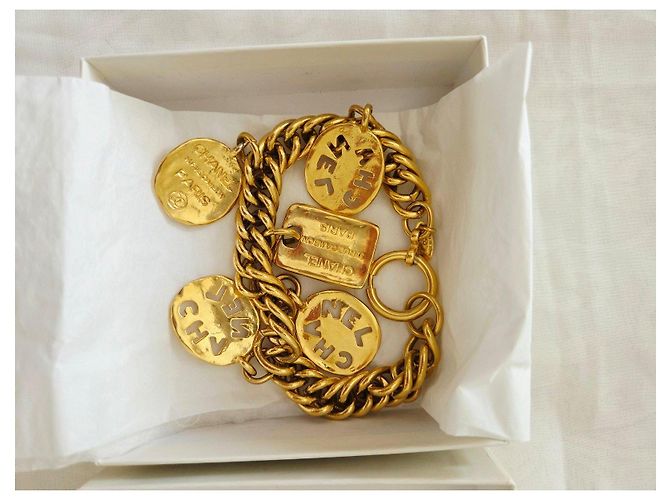 Bracciale a catena Chanel 31 Rue Cambon con medaglioni D'oro - vista 18