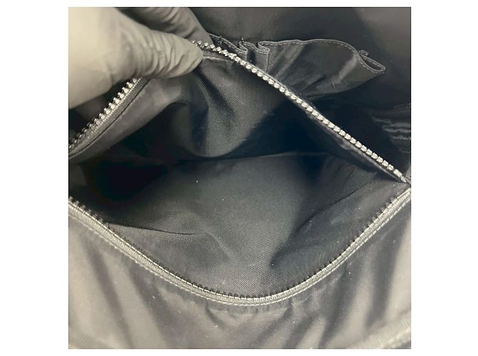 Borsa a tracolla GUCCI GG Supreme in pelle Nero - vista 10