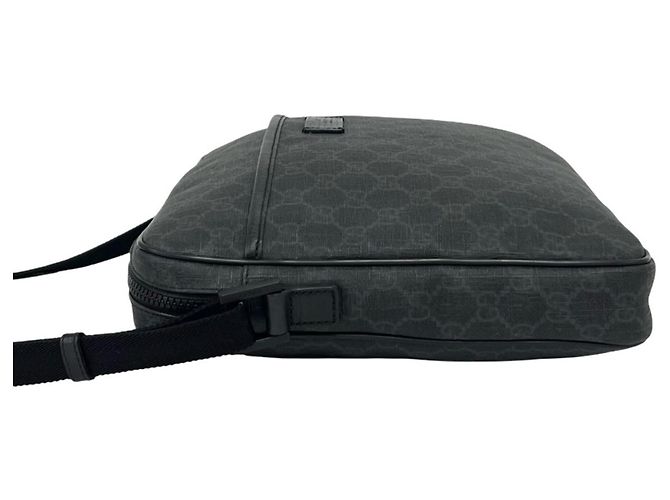 Borsa a tracolla GUCCI GG Supreme in pelle Nero - vista 5
