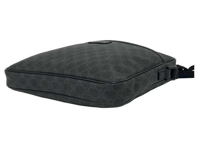 Borsa a tracolla GUCCI GG Supreme in pelle Nero - vista 8