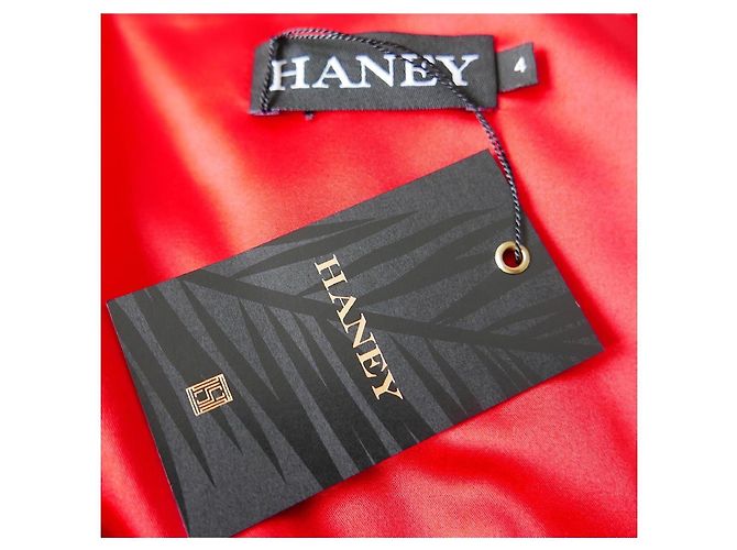 Haney Olivia Slip Dress Rot & Weiß mit Polka Dots - Ansicht 7