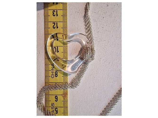 Collana Open Heart Tiffany & Co. in argento e cristallo di rocca Silver hardware - vista 10