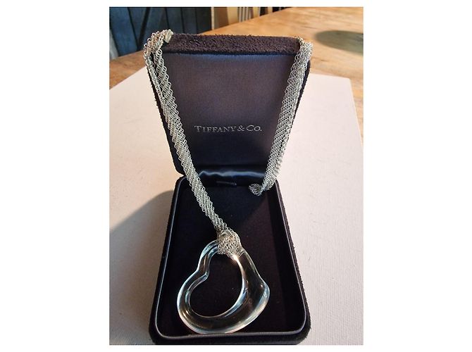 Collana Open Heart Tiffany & Co. in argento e cristallo di rocca Silver hardware - vista 12